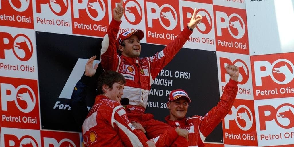 Felipe Massa relembra primeira vitória na Fórmula 1, há 20 anos: “Um sonho”