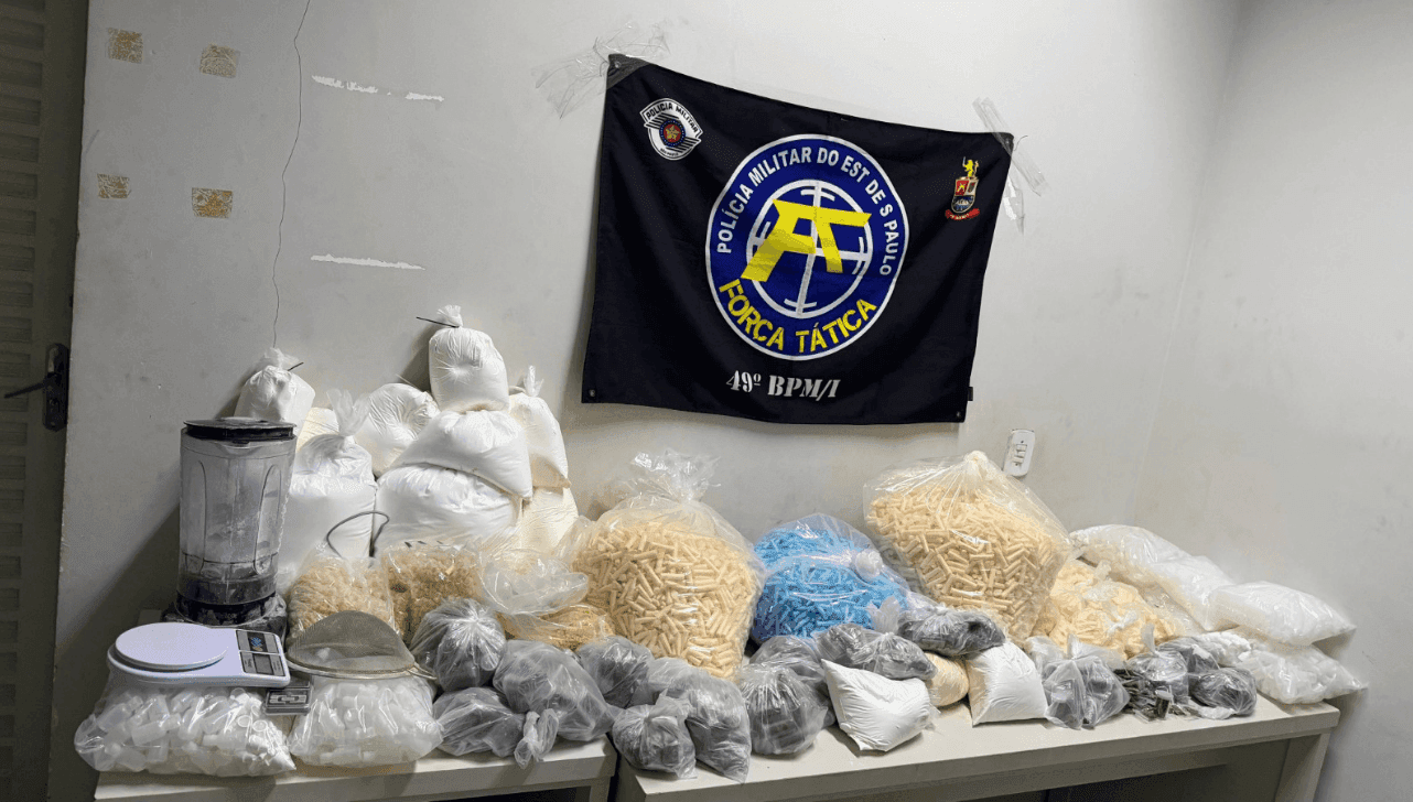 PM prende 5 pessoas em refinaria e apreende 55 kg de drogas em Jundiaí