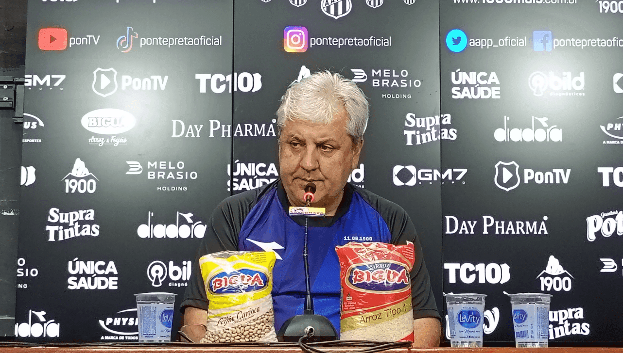 Kleina foi anunciado oficialmente e reconheceu a fase dura da Ponte Preta